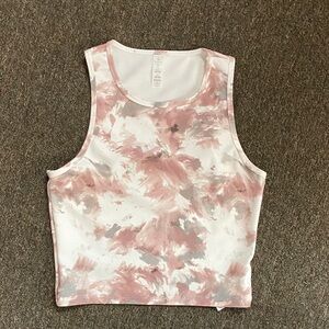 Balance Collection Pink and Gray Tank Top